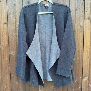 Eileen Fisher Blazer Sweater Coat Cardigan Medium Merino Wool